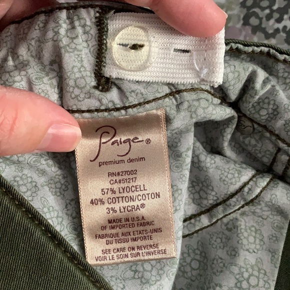 Paige Denim Layne Maternity Cargo Pants size 33 - Picture 5 of 7